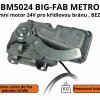 BM5024 BIG-FAB METRO podzemní motor 24V, 170W, 400Nm pro křídlovou bránu do 5m/křídlo, váha do 900kg, bez boxu
